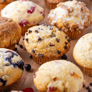 Muffins 3 pièces