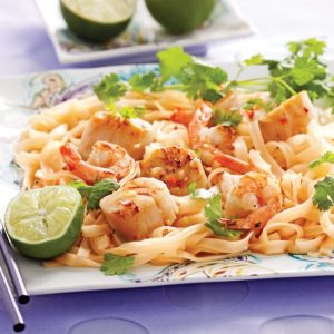 Fruit de mer sauté asiatique
